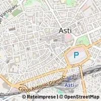 Mapa Asti