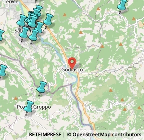 Mappa Piazza Cagnoni, 27052 Godiasco Salice Terme PV, Italia (3.377)