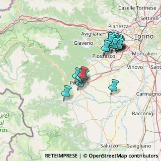 Mappa Strada Santa Lucia, 10064 Pinerolo TO, Italia (13.8995)