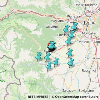 Mappa Strada Santa Lucia, 10064 Pinerolo TO, Italia (8.775)