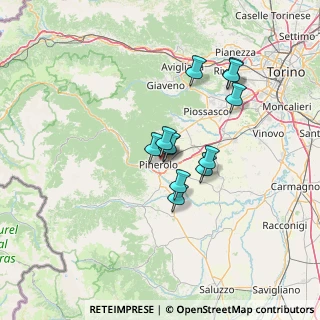 Mappa Strada Santa Lucia, 10064 Pinerolo TO, Italia (10.34417)