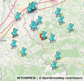 Mappa SP461, 27052 Godiasco Salice Terme PV, Italia (9.101)
