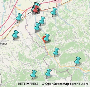 Mappa SP461, 27052 Godiasco Salice Terme PV, Italia (9.7)
