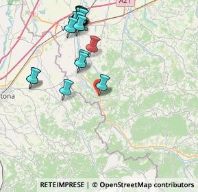 Mappa SP461, 27052 Godiasco Salice Terme PV, Italia (9.352)