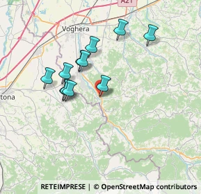 Mappa Via San Luigi Orione, 27052 Godiasco Salice Terme PV, Italia (6.22818)