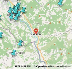 Mappa SP461, 27052 Godiasco Salice Terme PV, Italia (3.4285)