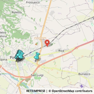Mappa Strada Vecchia di Piscina, 10064 Case Bianche , Italia (2.89455)