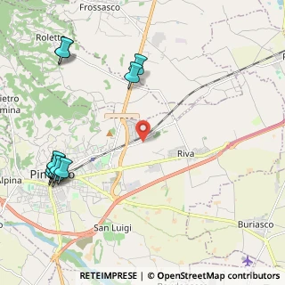 Mappa Strada Vecchia di Piscina, 10064 Case Bianche , Italia (2.85636)