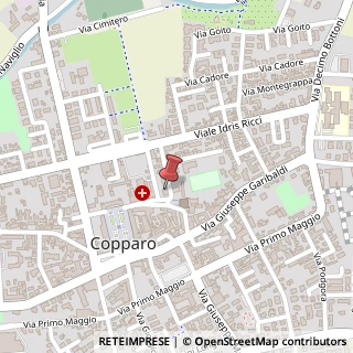 Mappa Piazza Papa Giovanni XXIII, 10, 44034 Copparo, Ferrara (Emilia Romagna)