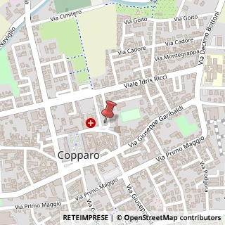 Mappa Piazza Papa Giovanni XXIII, 10, 44034 Copparo, Ferrara (Emilia Romagna)