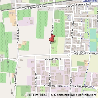 Mappa Via fattori 43, 42044 Gualtieri, Reggio nell'Emilia (Emilia Romagna)