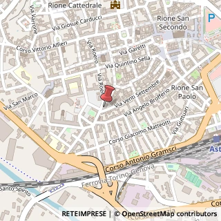Mappa Piazza San Giuseppe, 1, 14100 Asti, Asti (Piemonte)