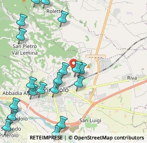 Mappa Strada San Luca, 10064 Pinerolo TO, Italia (2.7725)