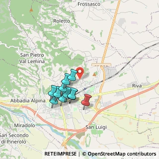 Mappa Strada Serena, 10064 Pinerolo TO, Italia (1.51636)