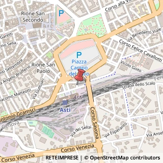 Mappa Piazza Medaglie d'Oro,  6, 14100 Asti, Asti (Piemonte)