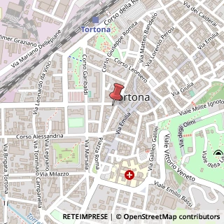 Mappa Via Giosuè Carducci, 26, 15057 Tortona, Alessandria (Piemonte)