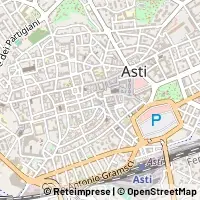 Mapa Asti