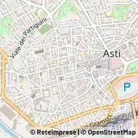 Mapa Asti