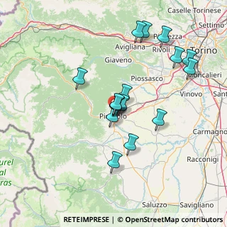 Mappa Via Achille Grandi, 10064 Pinerolo TO, Italia (13.36875)
