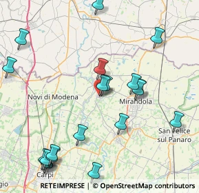 Mappa Via Rizzatti, 41039 San Possidonio MO, Italia (10.0795)