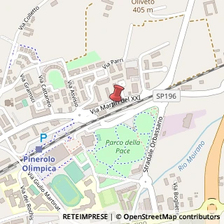 Mappa Via Martiri del XXI, 110, 10064 Pinerolo, Torino (Piemonte)