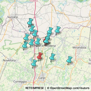 Mappa Viale G. di Vittorio, 41016 Novi di Modena MO, Italia (6.07941)