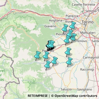 Mappa Via Colletto, 10064 Pinerolo TO, Italia (8.4115)