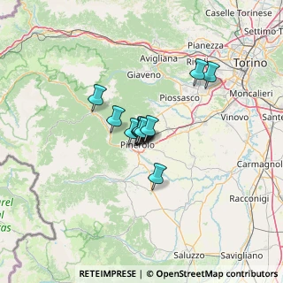 Mappa Via Colletto, 10064 Pinerolo TO, Italia (7.06167)