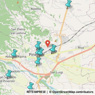 Mappa Via Colletto, 10064 Pinerolo TO, Italia (2.69083)