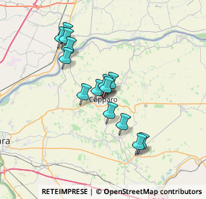 Mappa Via I Maggio, 44034 Copparo FE, Italia (5.905)