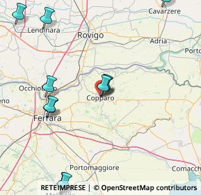 Mappa Via I Maggio, 44034 Copparo FE, Italia (19.55364)