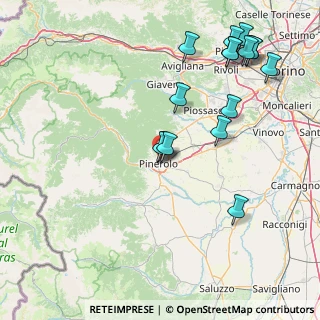 Mappa Via P. Santini, 10064 Pinerolo TO, Italia (18.56063)