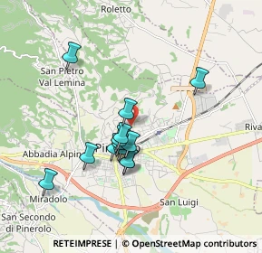 Mappa Risparmio assicurato, 10064 Pinerolo TO, Italia (1.48615)