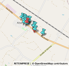 Mappa Via I Maggio, 29010 Alseno PC, Italia (0.63)