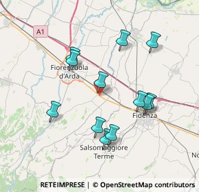 Mappa Via I Maggio, 29010 Alseno PC, Italia (7.09)