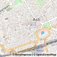 Mapa Asti