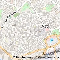 Mapa Asti