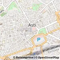 Karte Asti