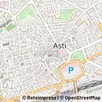 Karte Asti