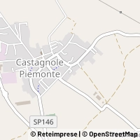 Mapa Castagnole Piemonte