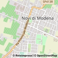 Map Novi di Modena