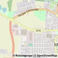 Karte Mirandola