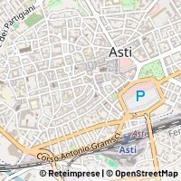 Karte Asti