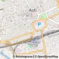 Karte Asti