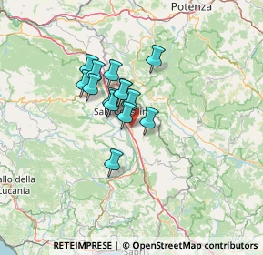 Mappa Via Fonti, 84036 Sala Consilina SA, Italia (9.57643)