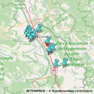 Mappa Via Fonti, 84036 Sala Consilina SA, Italia (6.72733)