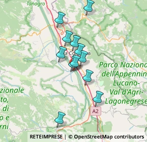 Mappa Via Macchia Mezzana, 84038 Sassano SA, Italia (5.9075)