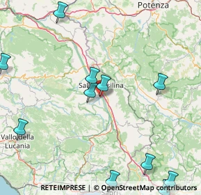 Mappa Via Macchia Mezzana, 84038 Sassano SA, Italia (25.32833)