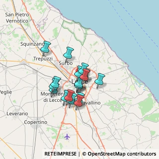 Mappa , 73100 Lecce LE, Italia (5.03833)
