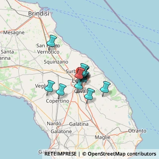 Mappa , 73100 Lecce LE, Italia (7.11846)